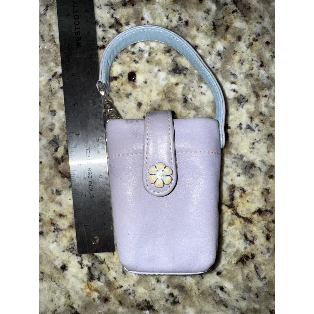 Brighton Lavender‎ leather cigarette/camera case vintage 5248